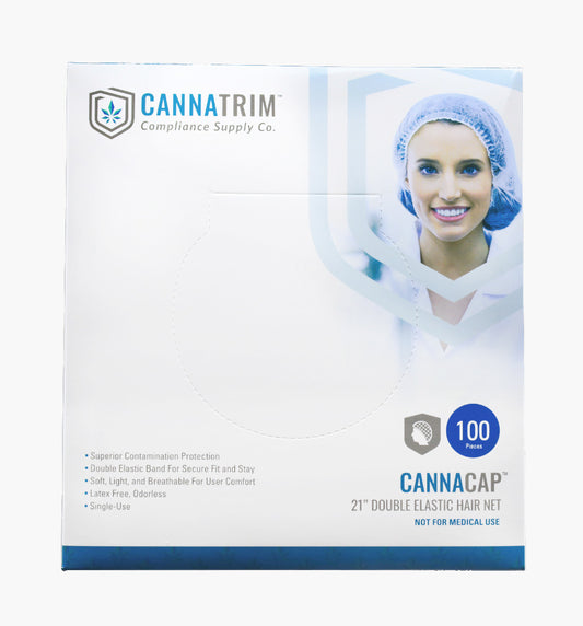 CannaCap™ 21" Double Elastic Hair Net - 2000 count